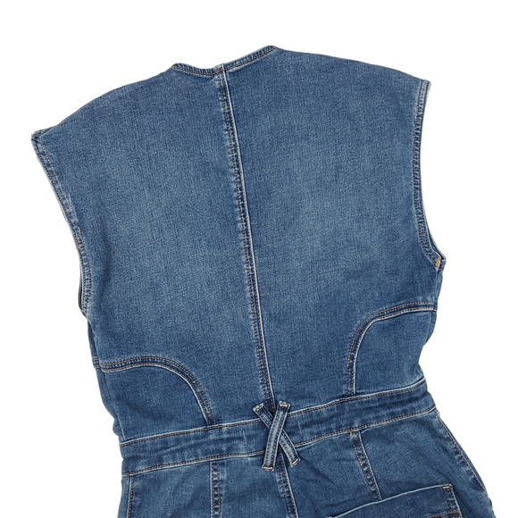 Free People Blue Denim Jumpsuit - Picture 8 of 11